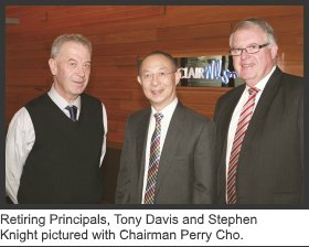 Retiring Sinclair Wilson Principals